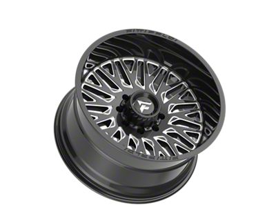 Fittipaldi Offroad FA07 Gloss Black Milled 8-Lug Wheel; 22x12; -44mm Offset (11-16 F-250 Super Duty)