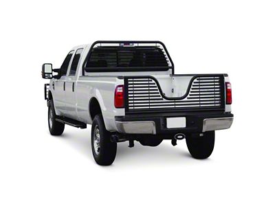 Go Industries Louvered V-Gate Air Flow Tailgate; Black (11-16 F-350 Super Duty)