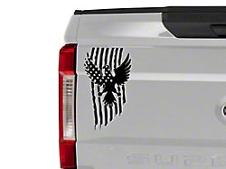 SpeedForm Eagle Stars and Stripes Decal; Gloss Black (Universal; Some Adaptation May Be Required)