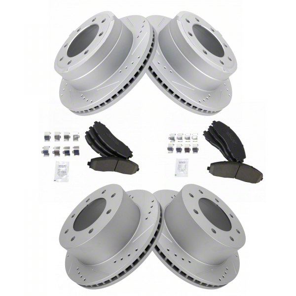 Evan-Fischer Pro-Line Front Brake Rotor & Pad Kit For Ford F-250/F-350 Super Duty 4WD (1999-2004)