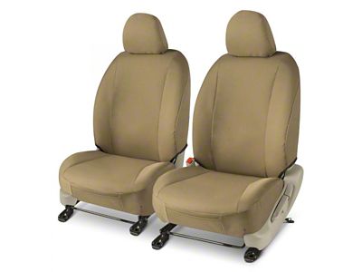 Covercraft Precision Fit Seat Covers Endura Custom Front Row Seat Covers; Tan (11-16 F-250 Super Duty w/ Bucket Seats)