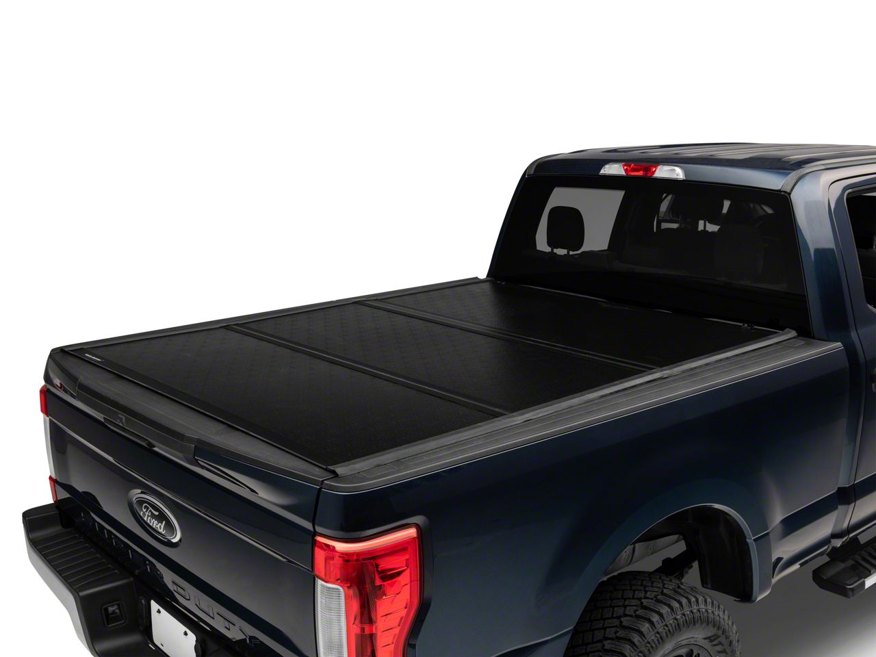 How To Install Rough Country Low Profile Hard Tri-Fold Tonneau Cover ...