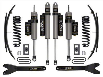 ICON Vehicle Dynamics 2.50-Inch Stage 2 Suspension Lift Kit with Shocks, Radius Arms and Expansion Pack (2023 4WD 6.7L Powerstroke F-350 Super Duty)