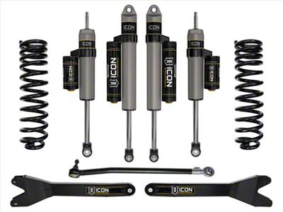 ICON Vehicle Dynamics 2.50-Inch Stage 3 Suspension Lift Kit with Shocks and Radius Arms (2023 4WD 6.7L Powerstroke F-250 Super Duty)