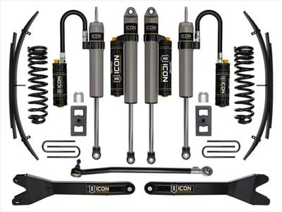 ICON Vehicle Dynamics 2.50-Inch Stage 4 Suspension Lift Kit with Shocks, Radius Arms and Expansion Pack (2023 4WD 6.7L Powerstroke F-250 Super Duty)