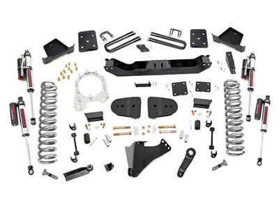 Rough Country 6-Inch Suspension Lift Kit with Vertex Reservoir Shocks (2023 4WD 6.7L Powerstroke F-250 Super Duty w/ 3.50-Inch Rear Axle, Factory Overload Springs & w/o Factory LED Projector Headlights, Excluding Tremor)