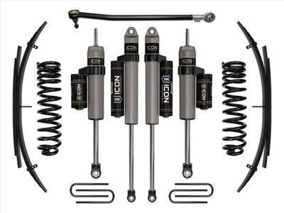 ICON Vehicle Dynamics 2.50-Inch Suspension Lift System with Expansion Pack and Piggyback Shocks; Stage 3 (20-23 4WD 6.7L Powerstroke F-250 Super Duty)