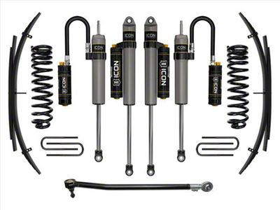 ICON Vehicle Dynamics 2.50-Inch Suspension Lift System with Expansion Pack and Piggyback Shocks; Stage 4 (20-23 4WD 6.7L Powerstroke F-250 Super Duty)