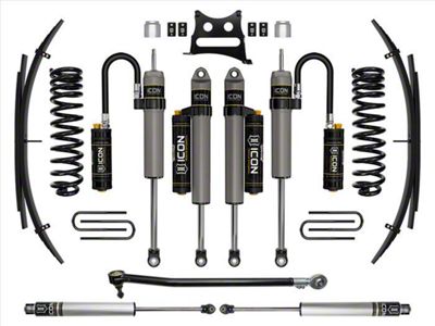 ICON Vehicle Dynamics 2.50-Inch Suspension Lift System with Expansion Pack and Piggyback Shocks; Stage 5 (20-23 4WD 6.7L Powerstroke F-350 Super Duty SRW)