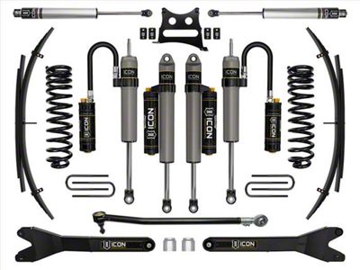 ICON Vehicle Dynamics 2.50-Inch Suspension Lift System with Expansion Pack and Piggyback Shocks; Stage 6 (20-23 4WD 6.7L Powerstroke F-350 Super Duty SRW)