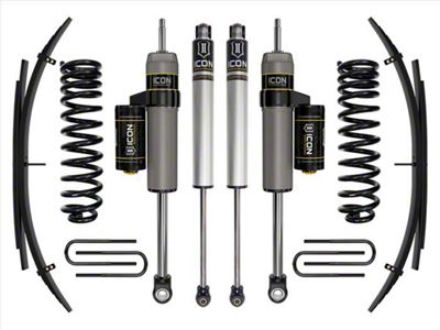 ICON Vehicle Dynamics 2.50-Inch Suspension Lift System with Expansion Pack and Piggyback Shocks; Stage 2 (11-16 4WD 6.7L Powerstroke F-250 Super Duty)