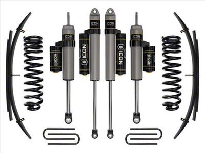 ICON Vehicle Dynamics 2.50-Inch Suspension Lift System with Expansion Pack and Piggyback Shocks; Stage 3 (11-16 4WD 6.7L Powerstroke F-250 Super Duty)