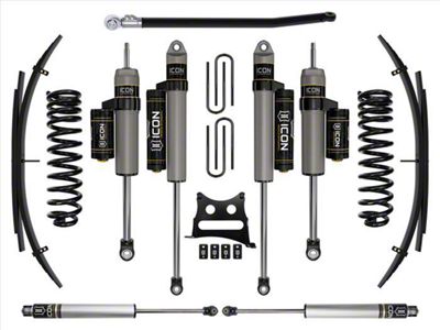 ICON Vehicle Dynamics 2.50-Inch Suspension Lift System with Expansion Pack and Piggyback Shocks; Stage 4 (11-16 4WD 6.7L Powerstroke F-250 Super Duty)