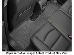 Weathertech DigitalFit Rear Floor Liner for Vinyl Floors; Black (17-22 F-250 Super Duty SuperCrew)
