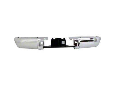 Replacement Rear Bumper; Not Pre-Drilled for Backup Sensors; Chrome (11-16 F-250 Super Duty)