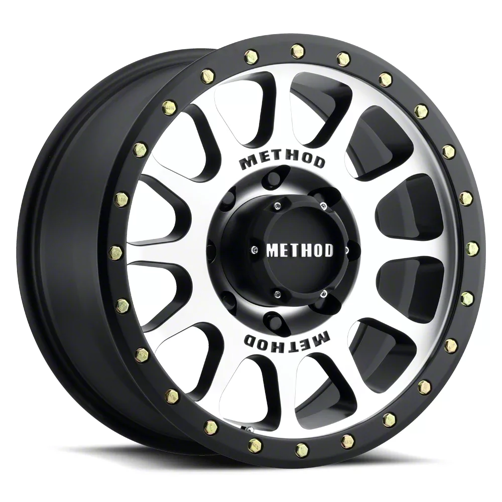 Method Race Wheels F-250 Super Duty MR305 NV Matte Black Machined 8-Lug ...