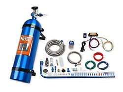 NOS Diesel Nitrous System with Mini 2 Stage Controller; 15 lb. Blue Bottle (11-23 6.7L Powerstroke F-250 Super Duty)