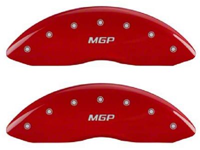 MGP Red Caliper Covers with MGP Logo; Front and Rear (11-12 F-250 Super Duty)