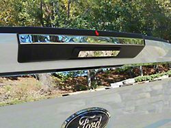Tailgate Handle Accent Trim; Stainless Steel (17-22 F-350 Super Duty Regular Cab)
