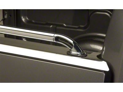 Putco Locker Side Bed Rails; Stainless Steel (17-23 F-350 Super Duty)