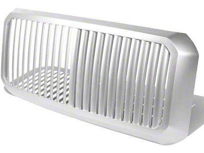 Grille; Vertical Style; ABS; Chrome (11-16 F-250 Super Duty)