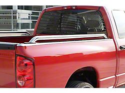 Side Bed Rails; Stainless Steel (17-23 F-250 Super Duty w/ 6-3/4-Foot Bed)