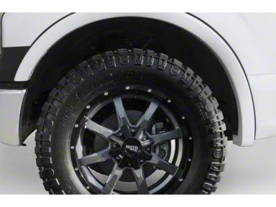 Bushwacker OE Style Fender Flares; Front and Rear; Oxford White (17-22 F-350 Super Duty SRW)