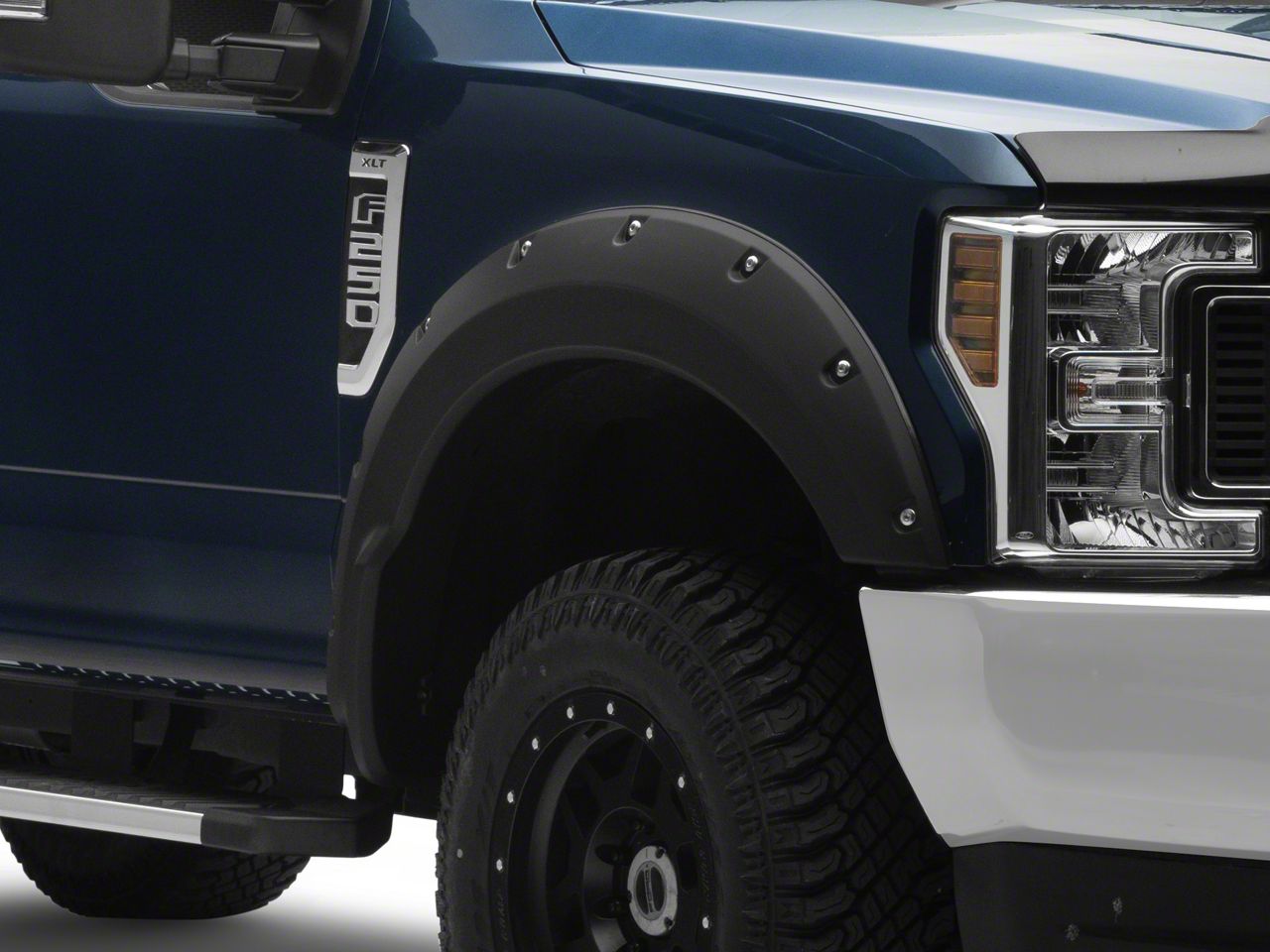 thumbnail image 2 of PSI Auto Restyling Pocket Bolt Fender Flares For Ford F-250 F-350 Super Duty 2017-2022 – Textured Black – Complete Kit 2 of 5