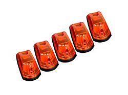 5-Piece Amber LED Roof Cab Lights; Amber Lens (17-23 F-250 Super Duty)