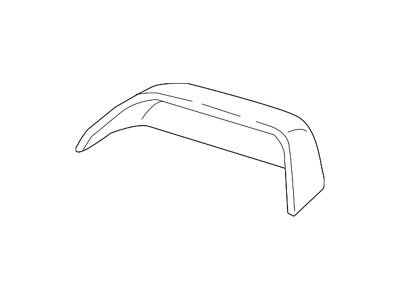 Ford Towing Mirror Cover; Unpainted; Driver Side (15-20 F-150)