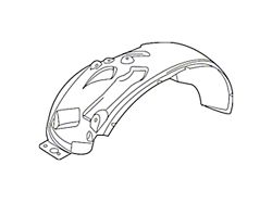 Ford Inner Fender Liner; Passenger Side (11-16 F-250 Super Duty)