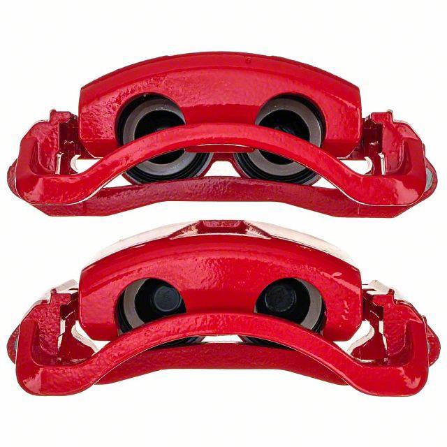 PowerStop Silverado 3500 Performance Rear Brake Calipers; Red S4814 (07