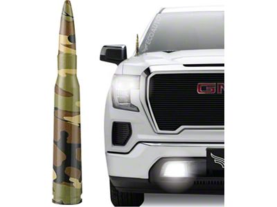 EcoAuto Bullet Antenna; Camo (07-23 Silverado 3500 HD)