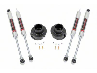 Rough Country 2.50-Inch Front Leveling Kit with M1 Monotube Shocks (13-23 4WD RAM 3500 w/ Rear Leaf Springs)