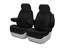 Coverking Cordura Ballistic Custom-Fit Front Seat Cover; Black (19-23 RAM 2500 w/ Bucket Seats)