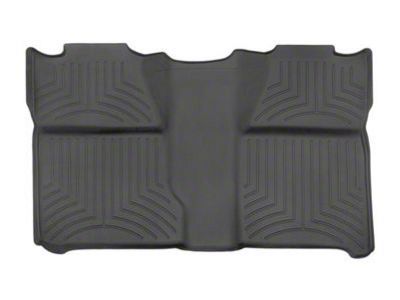 Weathertech Rear Floor Liner HP; Black (07-14 Silverado 3500 HD Crew Cab w/o Rear Underseat Storage)