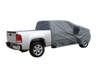 Universal Easyfit Truck Cab Cover; Gray (07-19 Silverado 2500 HD Extended/Double Cab)