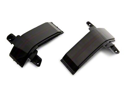 Raxiom Axial Series Dual-Row Amber LED Tow Mirror Lights; Smoked (15-19 Silverado 3500 HD)
