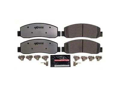 PowerStop Z36 Extreme Truck and Tow Carbon-Fiber Ceramic Brake Pads; Front Pair (2011 F-350 Super Duty DRW)