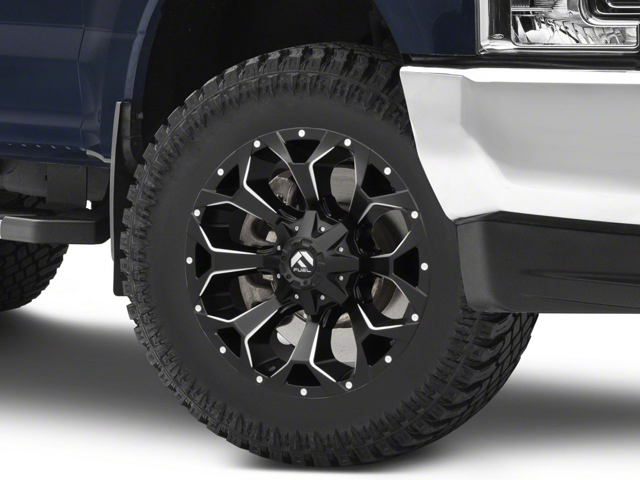Fuel Wheels F350 Super Duty Assault Satin Black Milled 8Lug Wheel