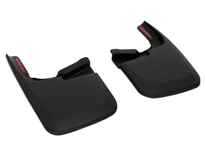 RedRock Molded Mud Guards; Front and Rear (17-23 F-350 Super Duty SRW w/o OE Fender Flares)