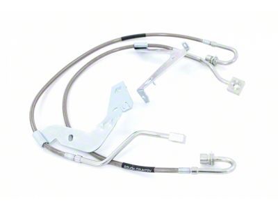 Rough Country Front Stainless Steel Brake Lines for 4.50 to 6-Inch Lift (17-23 4WD F-350 Super Duty)