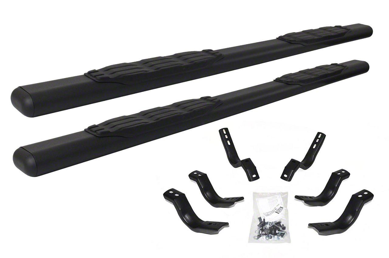 5-Inch 1000 Series Side Step Bars; Textured Black (17-23 F-350 Super Duty SuperCab)