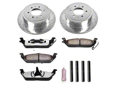 PowerStop Z36 Extreme Truck and Tow 6-Lug Brake Rotor and Pad Kit; Rear (04-20 2WD/4WD F-150)