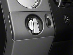 RedRock Headlight Knob Cover; Chrome (04-08 F-150)