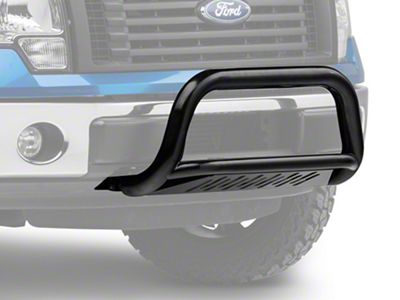 Barricade 3-Inch Bull Bar with Skid Plate; Gloss Black (11-23 2.7L/3.5L EcoBoost F-150, Excluding Raptor)