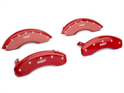 MGP Red Caliper Covers; Front and Rear (04-08 F-150)