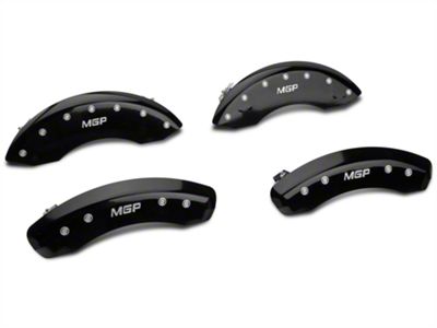 MGP Black Caliper Covers; Front and Rear (97-03 F-150, Excluding Lightning)