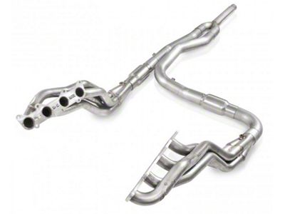 Stainless Works 1-7/8-Inch Headers with Catted Y-Pipe; Factory Connect (11-14 5.0L F-150)