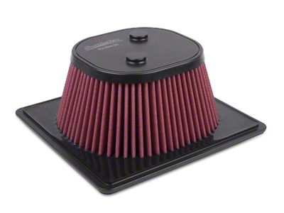 Airaid Direct Fit Replacement Air Filter; Red SynthaMax Dry Filter (09-14 F-150)